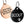 Load image into Gallery viewer, Round Dog Tag Stainless Steel with Paw Cutout | 7 Colors