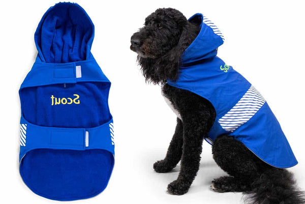 Dog Raincoat, Personalized Rain Jacket with Hood