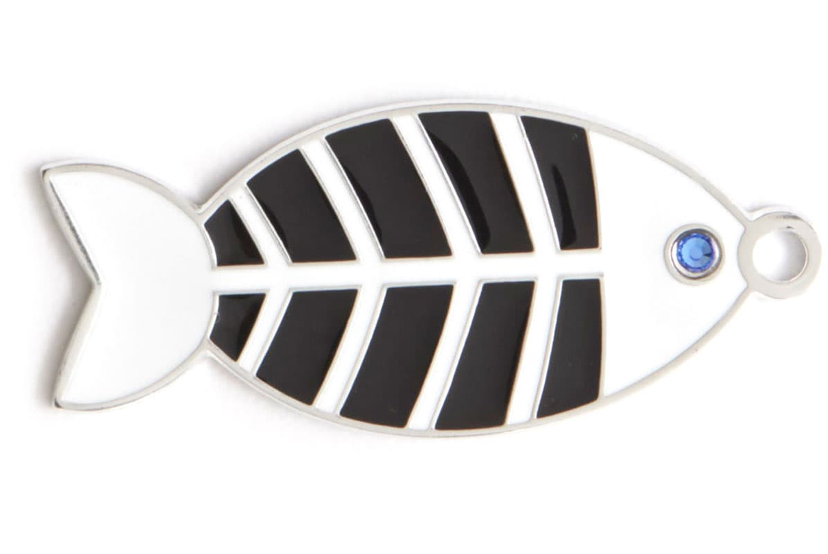 Fish Shaped Pet Tag Engraved GoTags