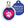 Load image into Gallery viewer, GoTags Silent Pet ID Tag with Pink Heart and Paw Print, Pet Tag with Silencer Personalized Engraved