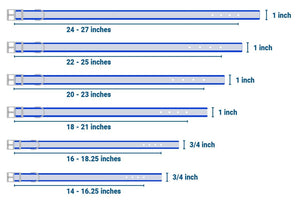 GoTags Waterproof Reflective Dog Collar Size Guide