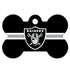 NFL Team Brass Bone Pet ID Tag - tag-nfl-raiders-bone-reg