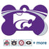 NCAA Team Pet ID Tag - Bone Shape