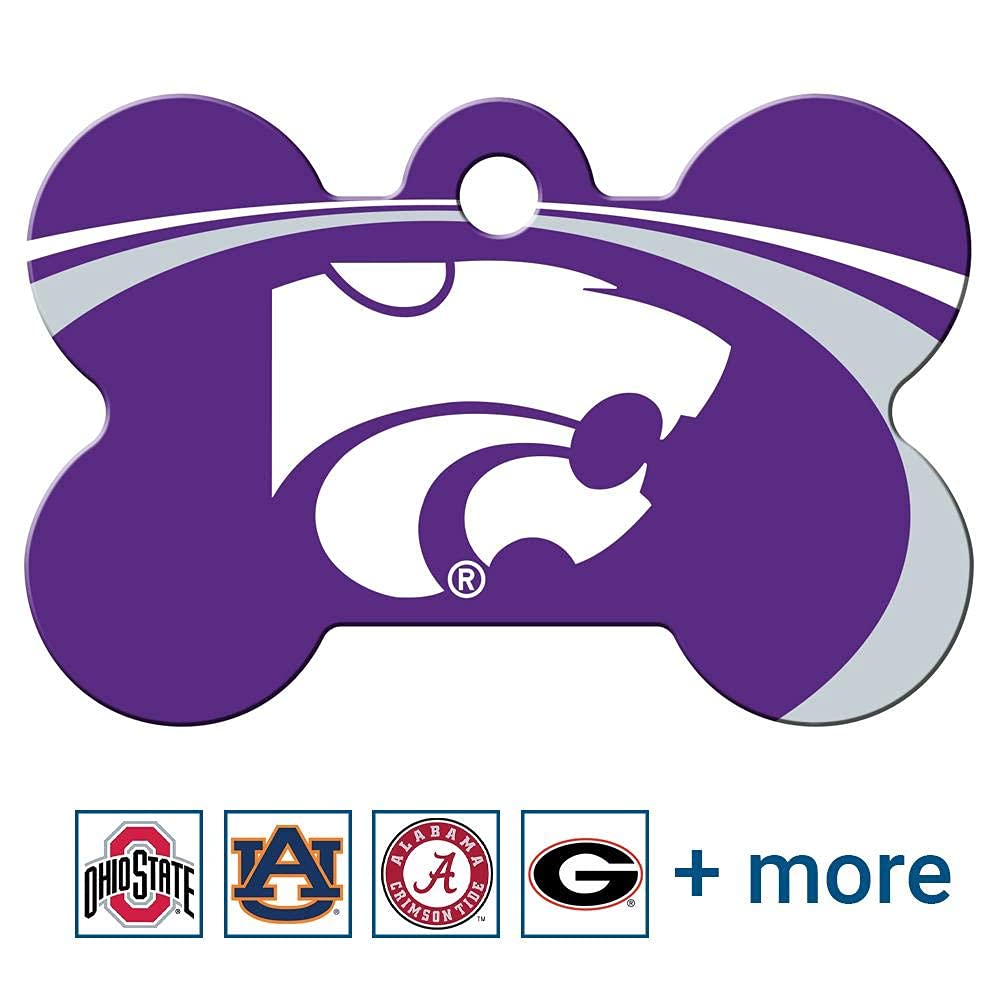 NCAA Team Pet ID Tag - Bone Shape
