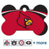 NCAA Team Pet ID Tag - Bone Shape