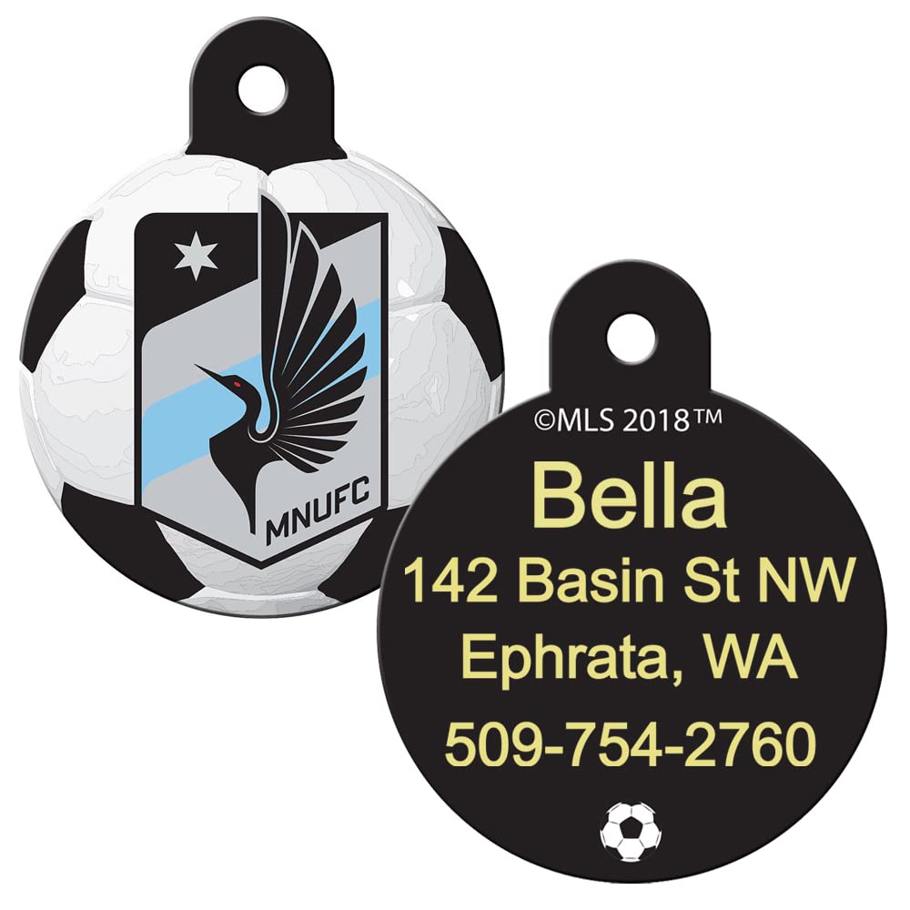 MLS Soccer Team Pet ID Tag - Round Shape
