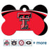 NCAA Team Pet ID Tag - Bone Shape