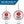 Load image into Gallery viewer, Service Dog ID Tags in small and regular sizes with red medical alert symbols, measuring 0.9 and 1.2 inches wide
