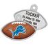 GoTags Personalized Engraved NFL Football Team Dog Tags, Football Shape Pet ID Tags