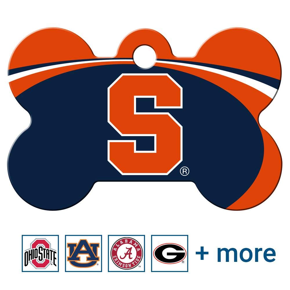 NCAA Team Pet ID Tag - Bone Shape