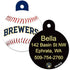 MLB Team Pet ID Tag - Round Shape