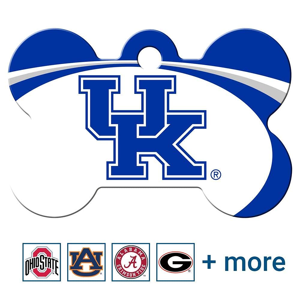 NCAA Team Pet ID Tag - Bone Shape