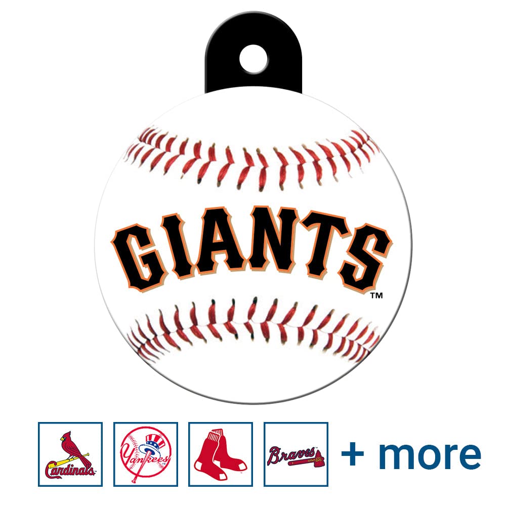 MLB Team Pet ID Tag - Round Shape