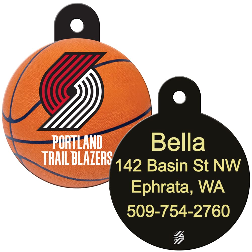 NBA Team Pet ID Tag - Round Shape