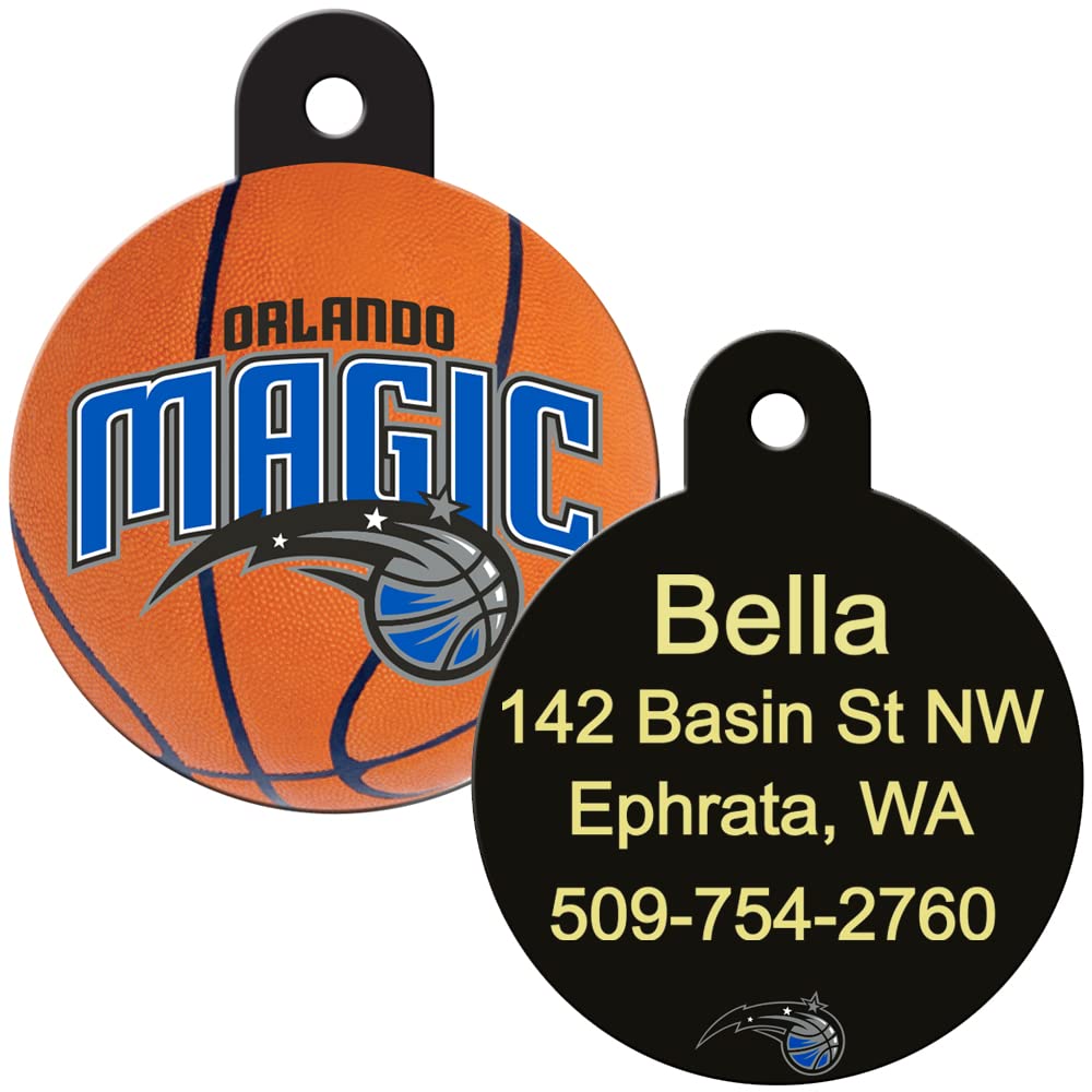 NBA Team Pet ID Tag - Round Shape