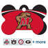 NCAA Team Pet ID Tag - Bone Shape
