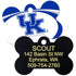 NCAA Team Pet ID Tag - Bone Shape