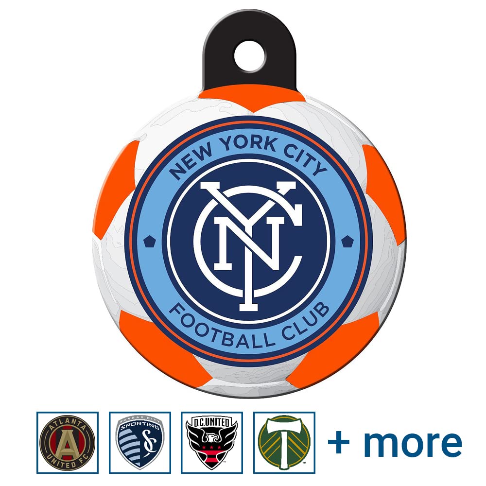 MLS Soccer Team Pet ID Tag - Round Shape