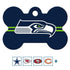 NFL Team Brass Bone Pet ID Tag - tag-nfl-seahawks-bone-reg
