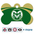 NCAA Team Pet ID Tag - Bone Shape