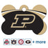 NCAA Team Pet ID Tag - Bone Shape