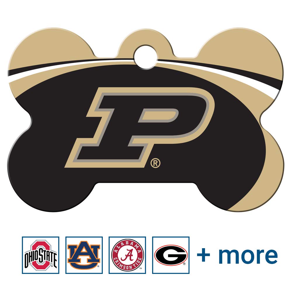 NCAA Team Pet ID Tag - Bone Shape