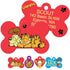 GoTags Personalized Engraved Garfield & Odie Pet ID Tags for Dogs and Cats
