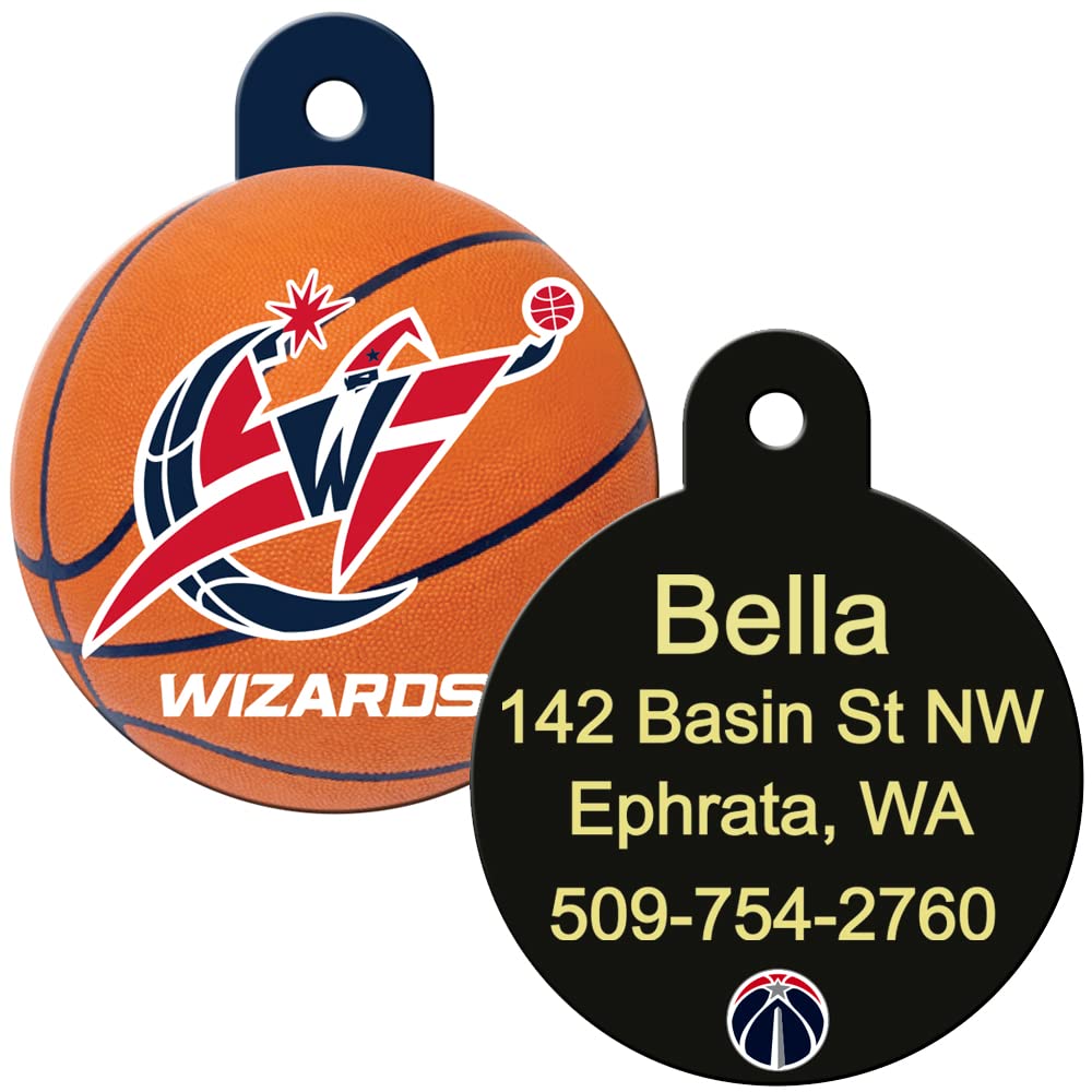 NBA Team Pet ID Tag - Round Shape