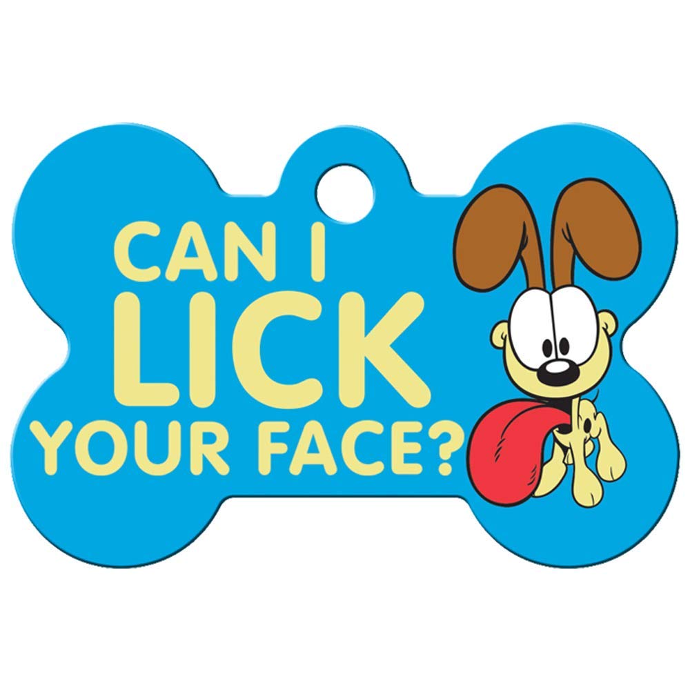 GoTags Personalized Engraved Garfield & Odie Pet ID Tags for Dogs and Cats