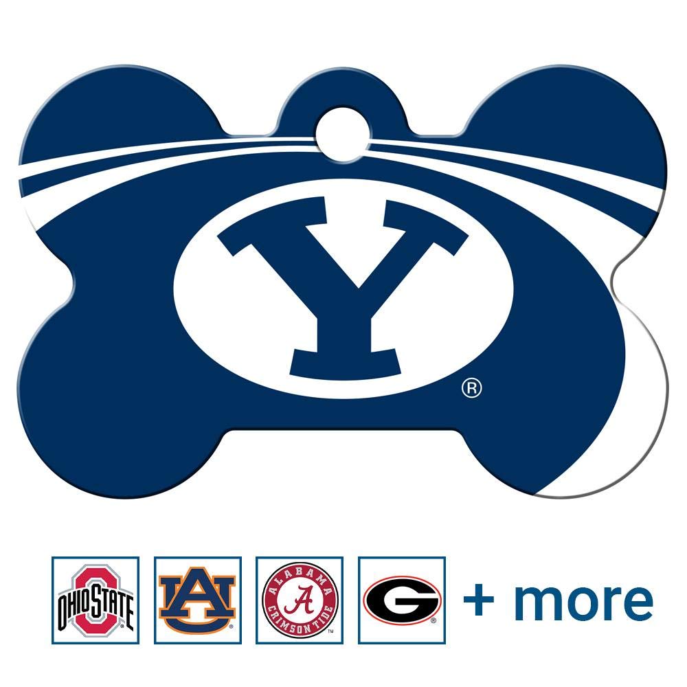 NCAA Team Pet ID Tag - Bone Shape
