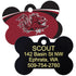 NCAA Team Pet ID Tag - Bone Shape