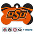 NCAA Team Pet ID Tag - Bone Shape