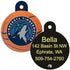 NBA Team Pet ID Tag - Round Shape