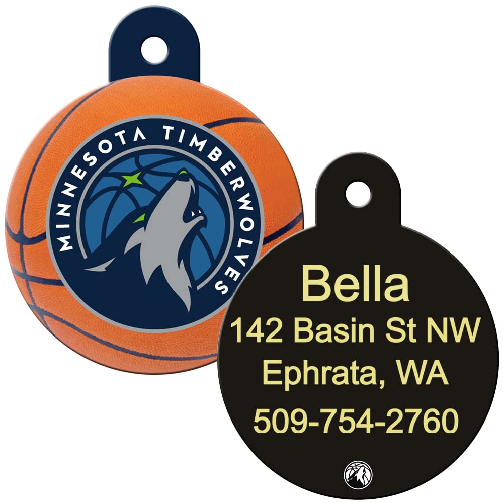 NBA Team Pet ID Tag - Round Shape