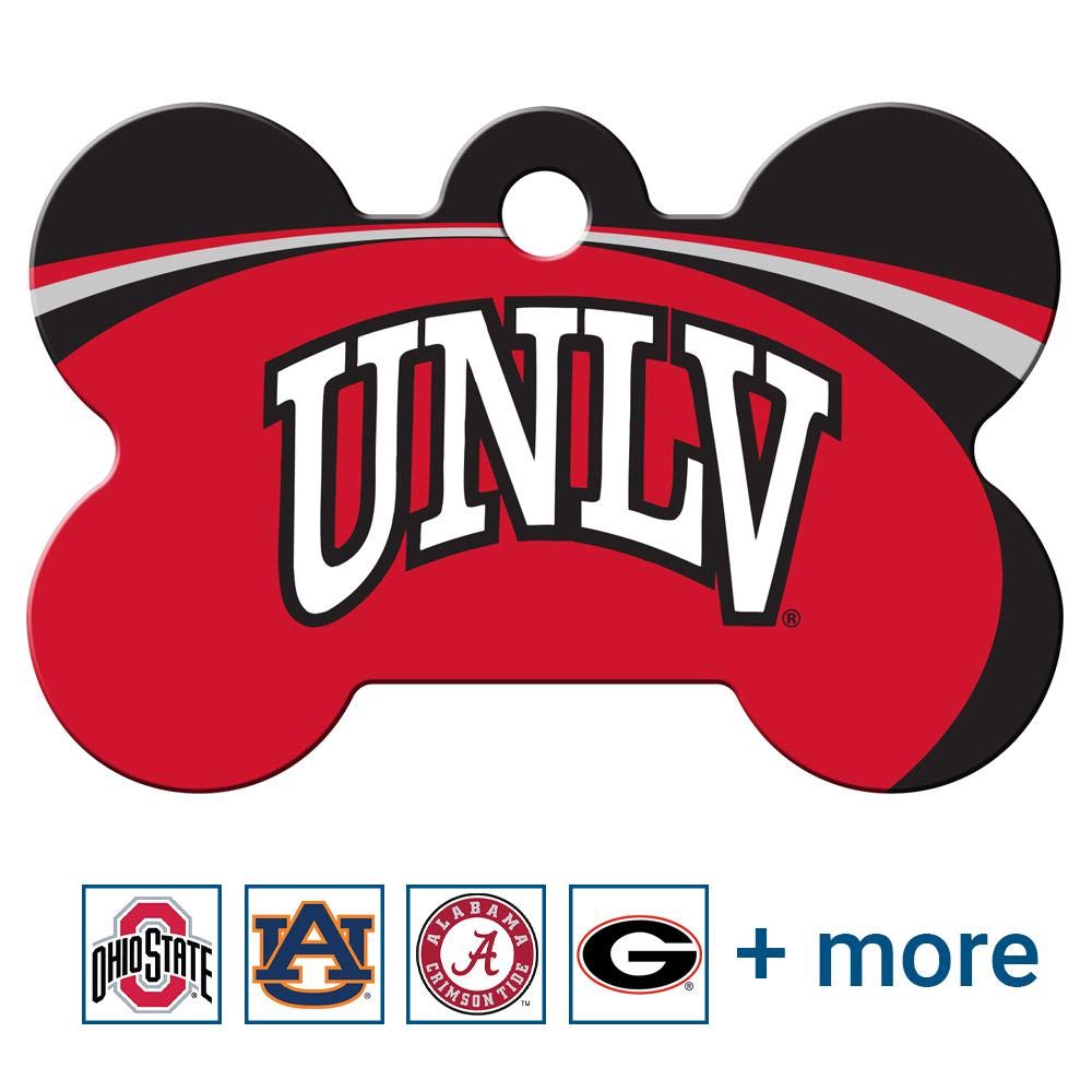 NCAA Team Pet ID Tag - Bone Shape