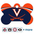 NCAA Team Pet ID Tag - Bone Shape