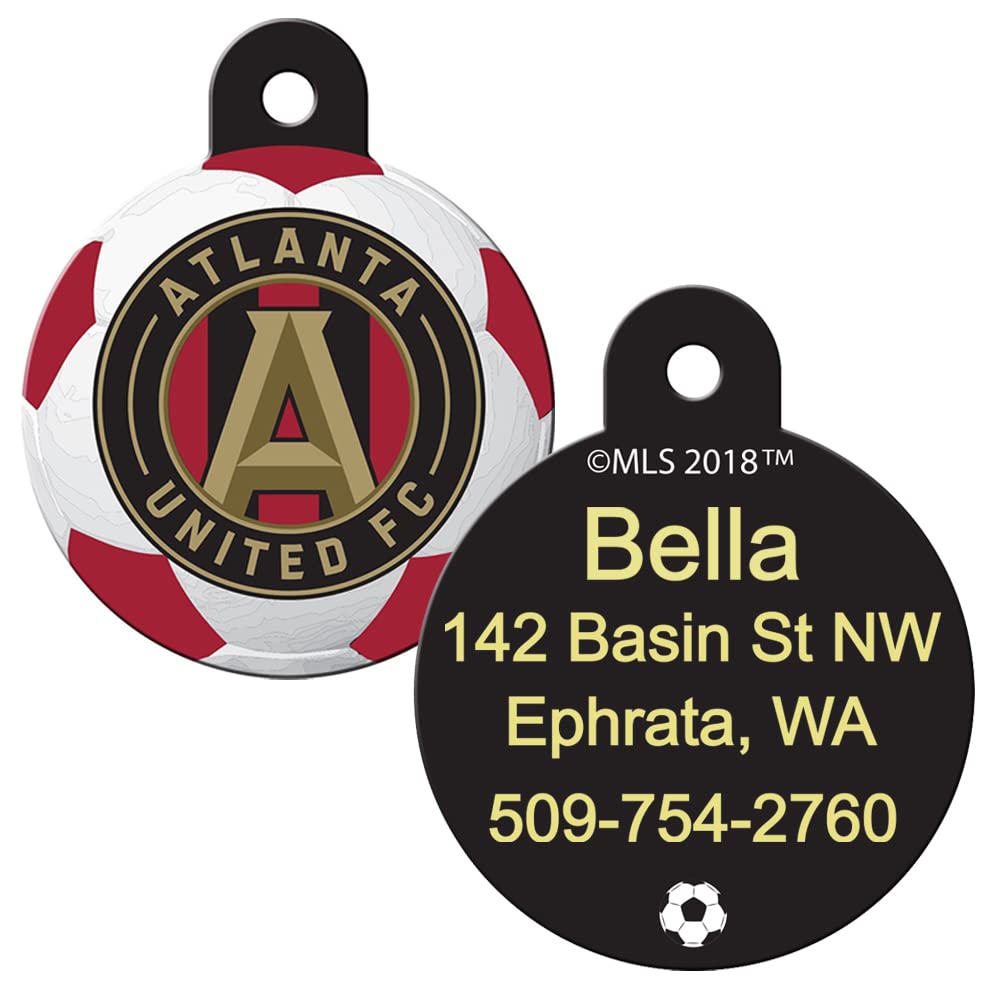 MLS Soccer Team Pet ID Tag - Round Shape