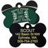 NCAA Team Pet ID Tag - Bone Shape
