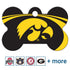 NCAA Team Pet ID Tag - Bone Shape