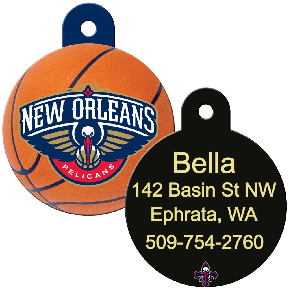 NBA Team Pet ID Tag - Round Shape