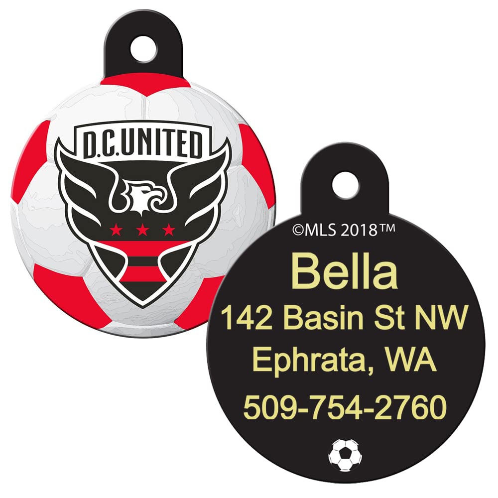 MLS Soccer Team Pet ID Tag - Round Shape