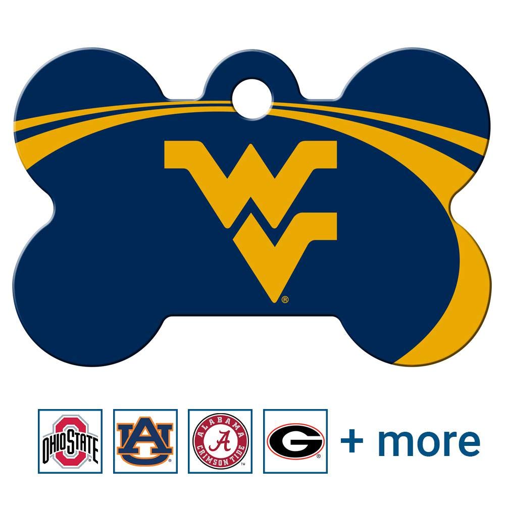NCAA Team Pet ID Tag - Bone Shape