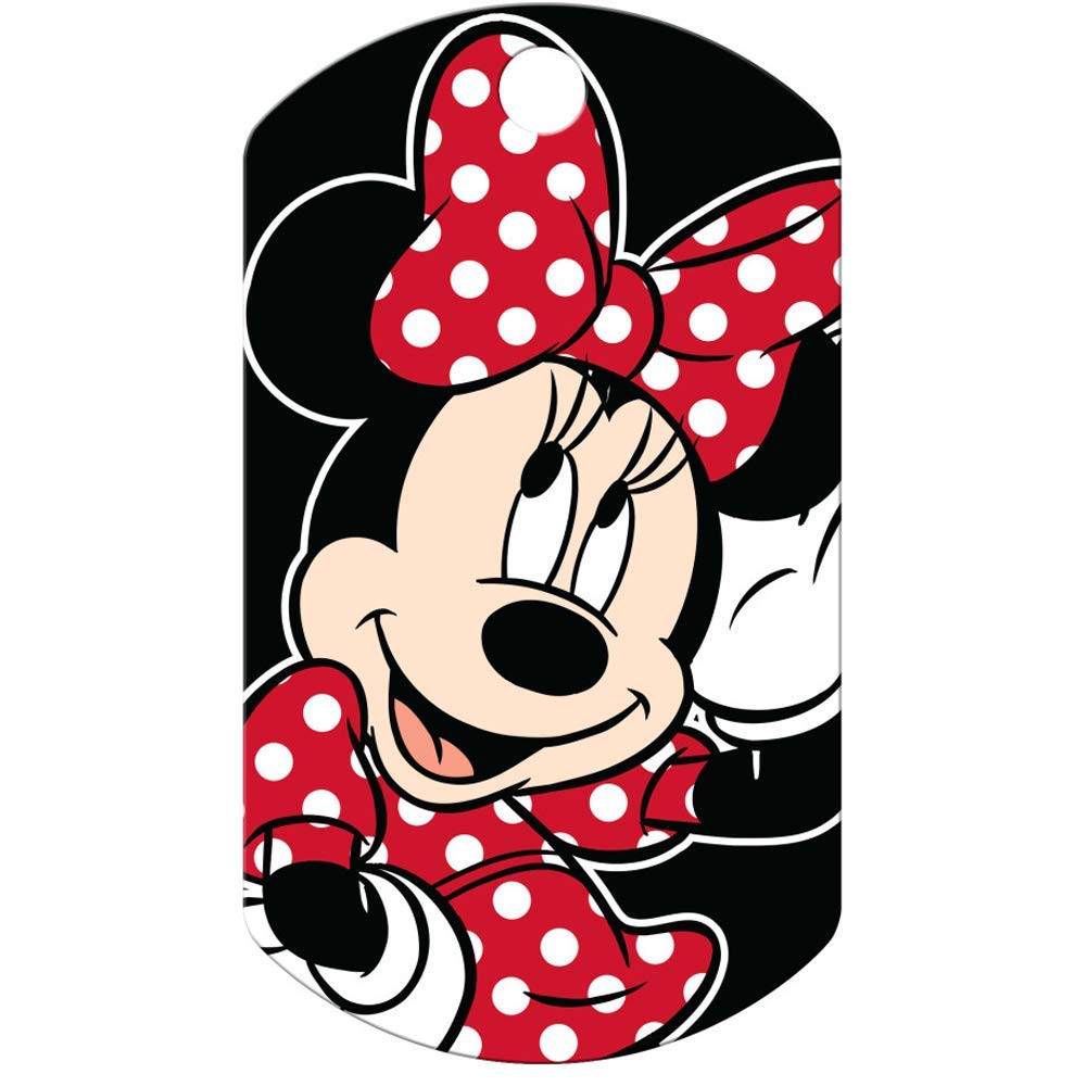GoTags Mickey Mouse and Minnie Mouse Pet ID Tags, Disney Dog Tags for Dogs and Cats, Personalized Engraved with up to 4 Lines