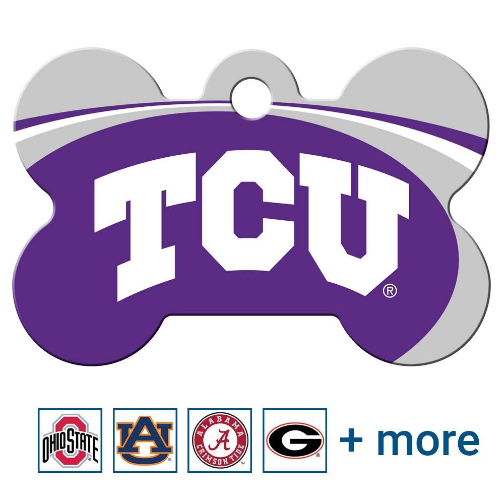 NCAA Team Pet ID Tag - Bone Shape