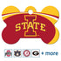 NCAA Team Pet ID Tag - Bone Shape