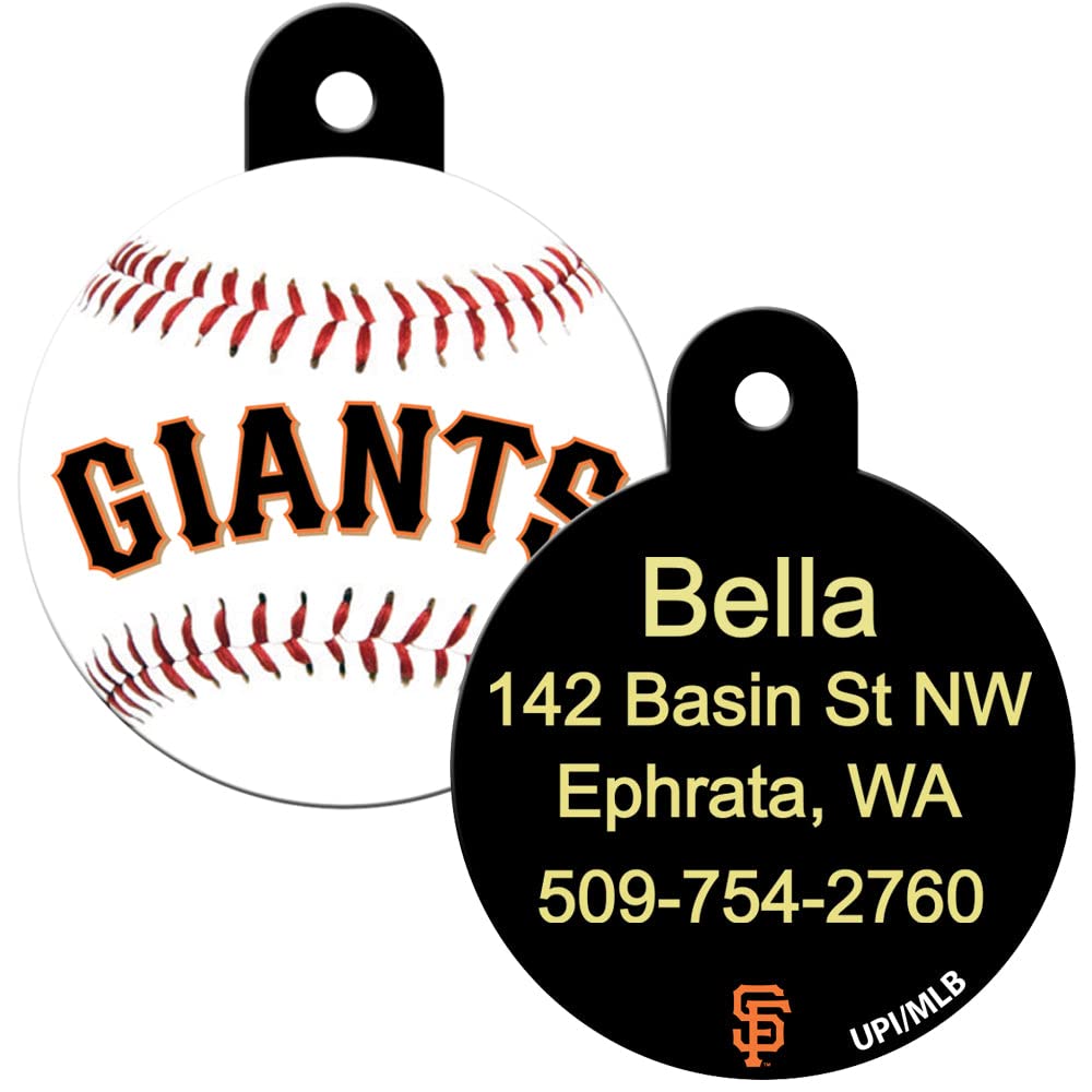 MLB Team Pet ID Tag - Round Shape
