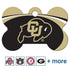 NCAA Team Pet ID Tag - Bone Shape