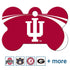 NCAA Team Pet ID Tag - Bone Shape