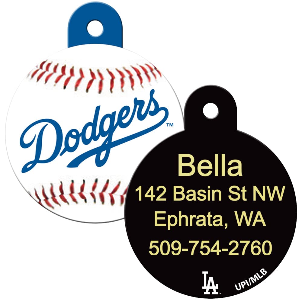 MLB Team Pet ID Tag - Round Shape