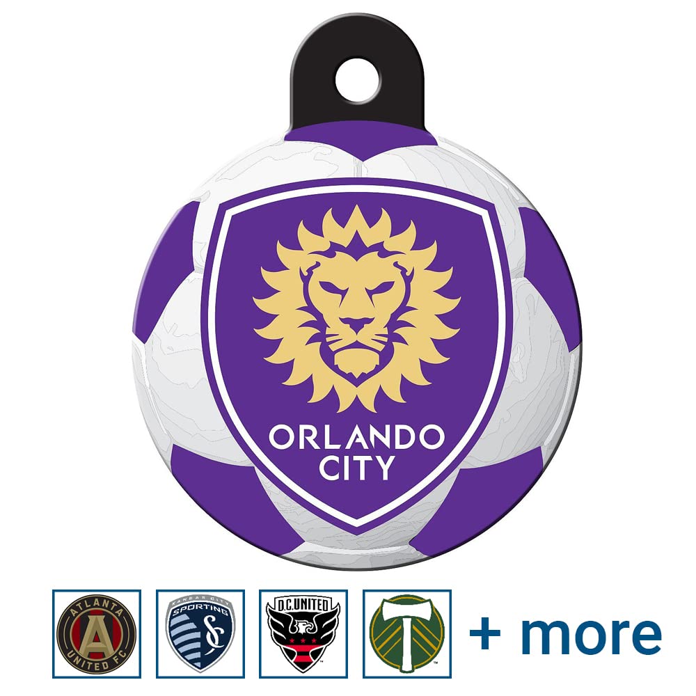MLS Soccer Team Pet ID Tag - Round Shape